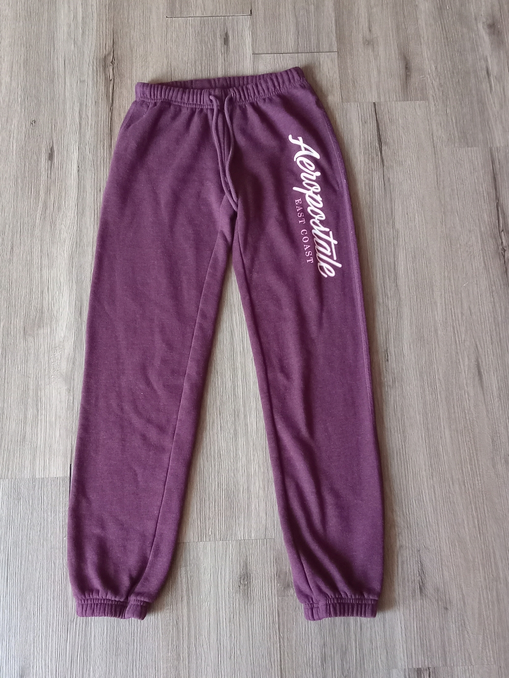 Aeropostale Womens XS Jogger Sweatpants Y2K Burgundy Activewear Lounge Pants